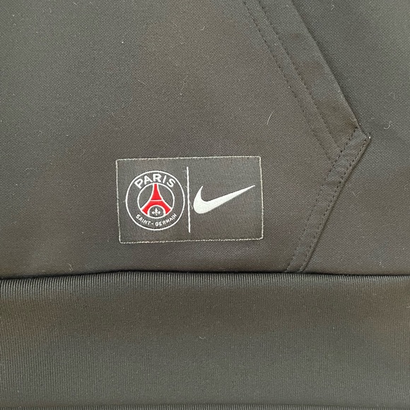 Nike PSG Paris St. Germain Soccer Football Mens Dri-Fit Sweatshirt Hoodie - Picture 3 of 4